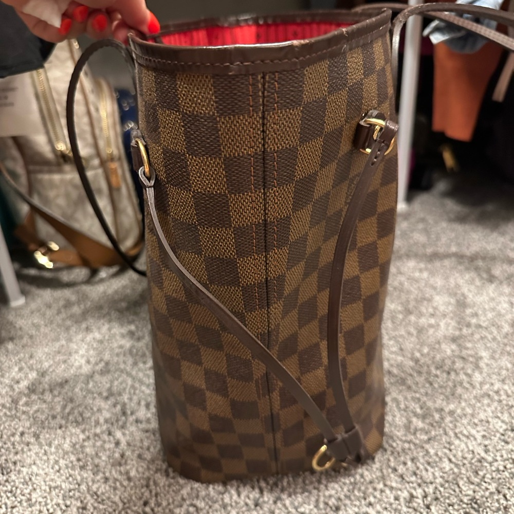Authentic Louis Vuitton Neverfull MM Damier Ebene - Picture 6 of 10